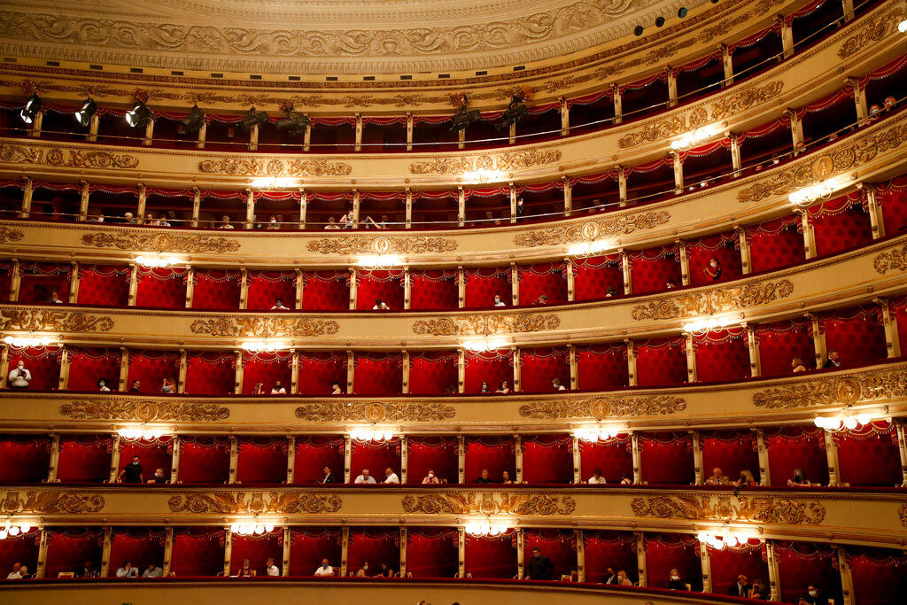 APTOPIX Virus Outbreak Italy La Scala